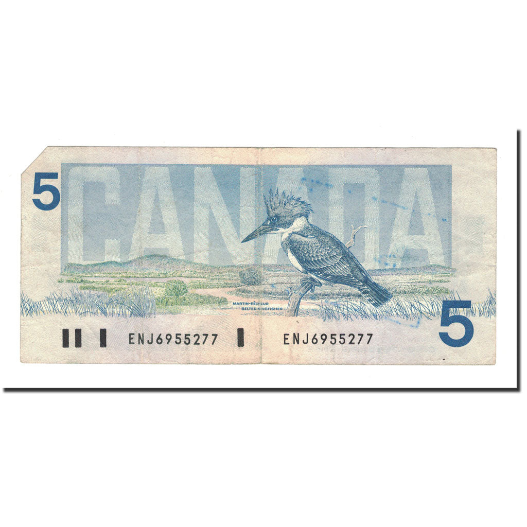 Banknote, Canada, 5 Dollars, 1986, KM:95a2, VF(20-25)