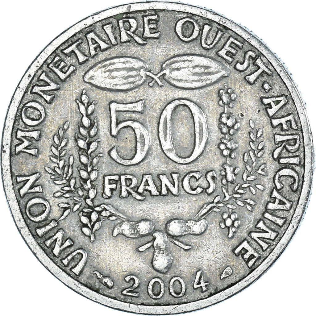 Coin, West African States, 50 Francs, 2004