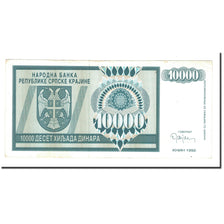 Banknote, Croatia, 10,000 Dinara, 1992, KM:R7a, AU(50-53)