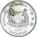 Monnaie, Singapour, 20 Cents, 1997