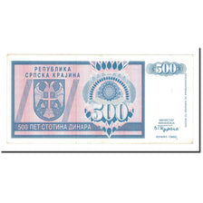 Banknote, Croatia, 500 Dinara, 1992, KM:R4a, AU(50-53)