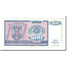 Banknote, Croatia, 500 Dinara, 1992, KM:R4a, EF(40-45)