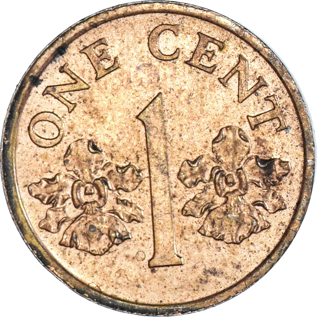 Coin, Singapore, Cent, 2001