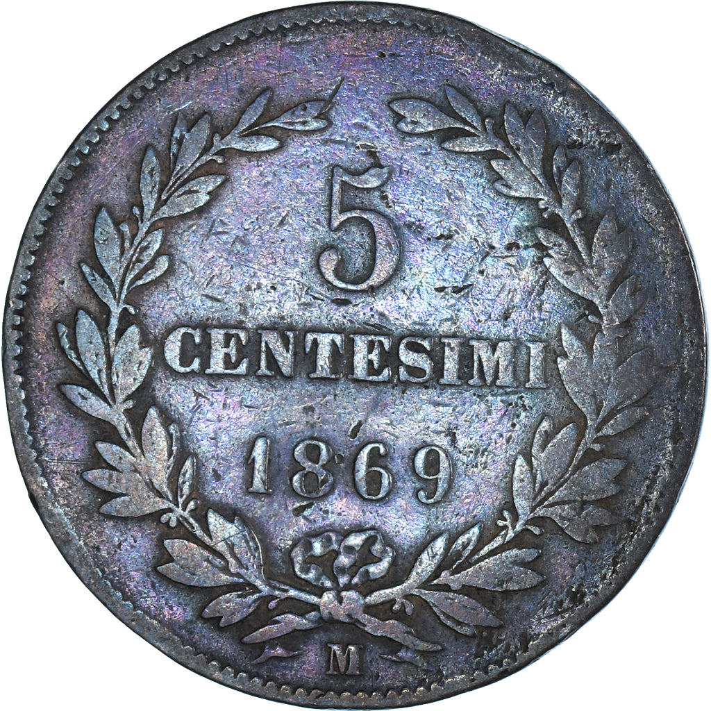 Münze, San Marino, 5 Centesimi, 1869