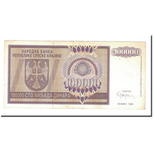 Banknote, Croatia, 100,000 Dinara, 1993, KM:R9a, EF(40-45)