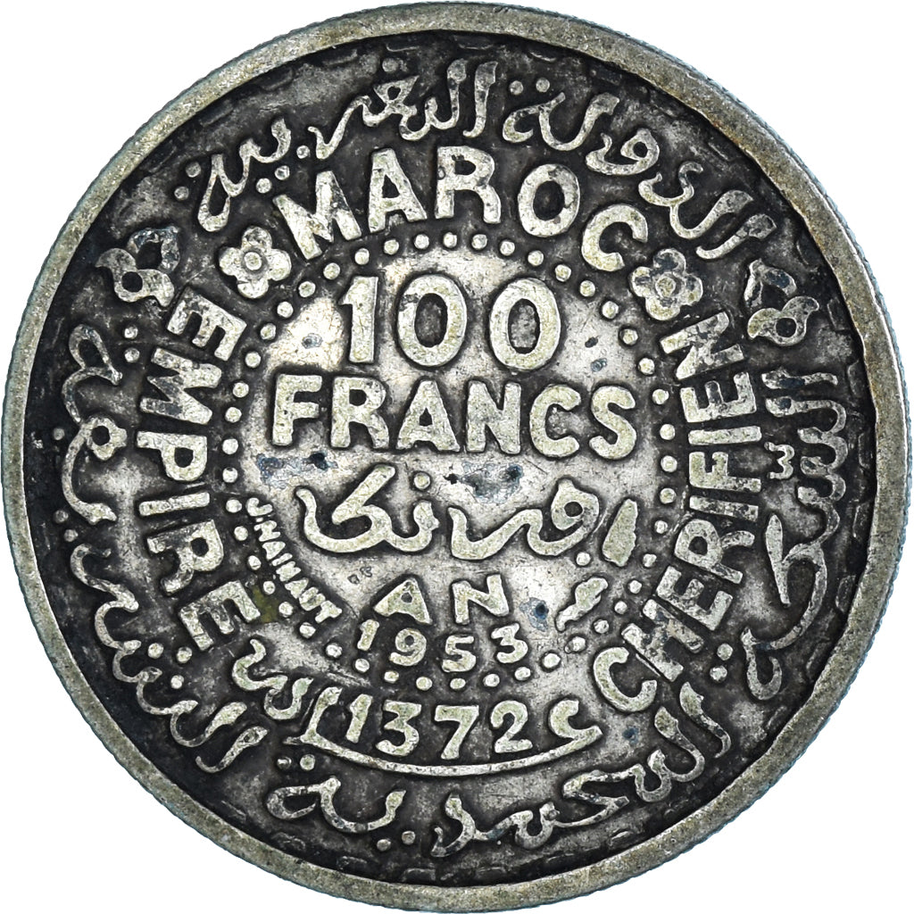 Münze, Marokko, 100 Francs