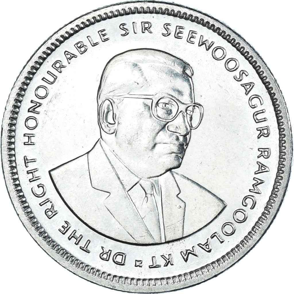Coin, Mauritius, 20 Cents, 1996