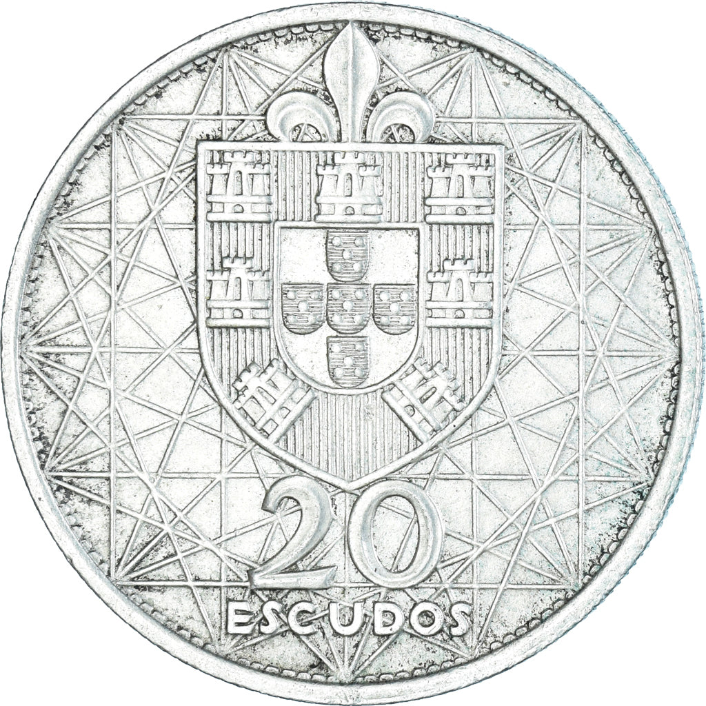 Munten, Portugal, 20 Escudos, 1966
