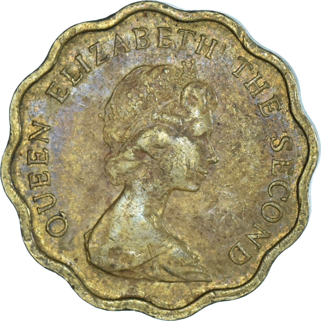 Coin, Hong Kong, 20 Cents, 1980
