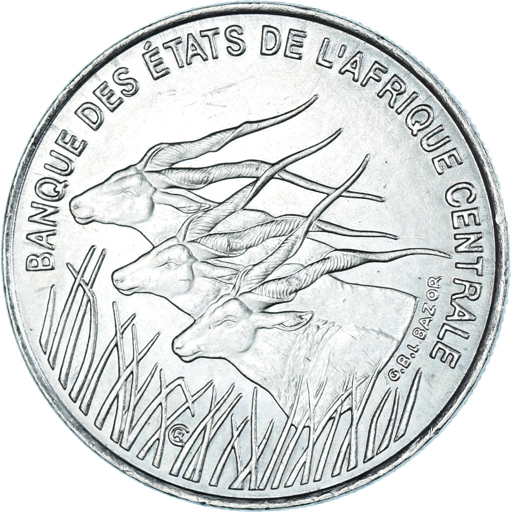 Moneda, Estados del África central, 100 Francs, 1998
