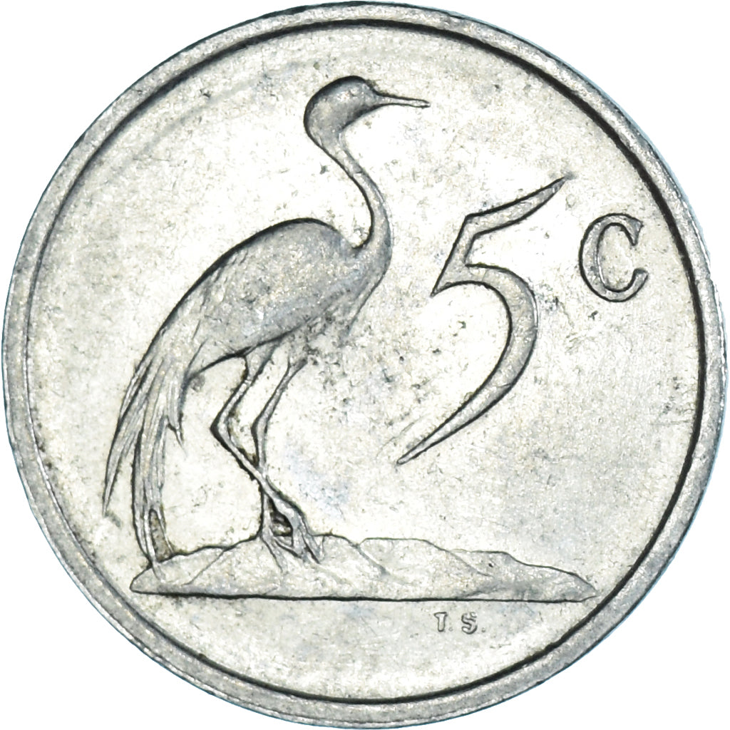 Munten, Zuid Afrika, 5 Cents, 1987