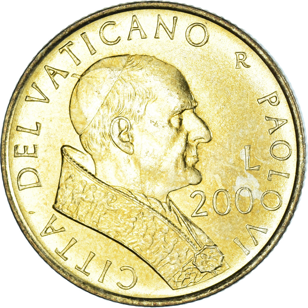 Moneda, Vaticano, 200 Lire, 2001