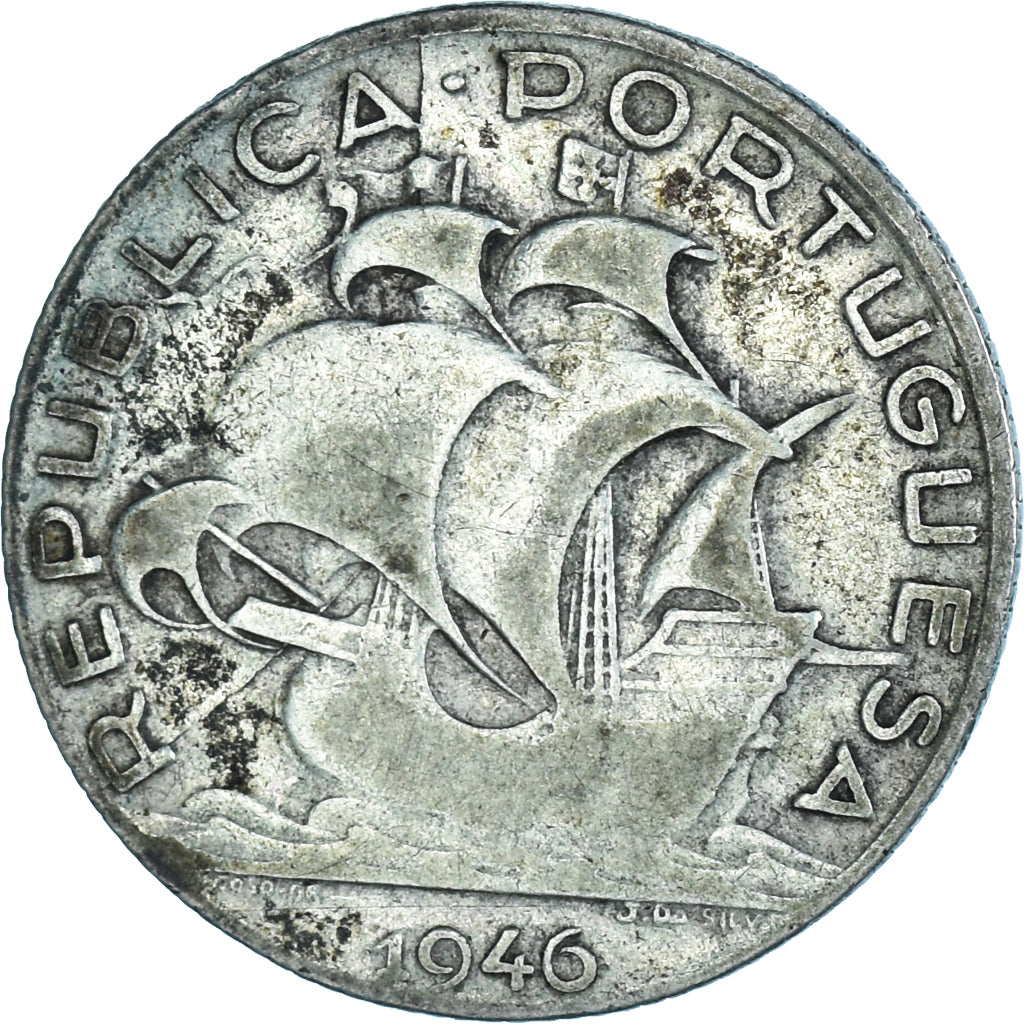 Coin, Portugal, 2-1/2 Escudos, 1946
