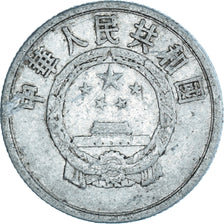 Moneda, China, 2 Fen, 1956