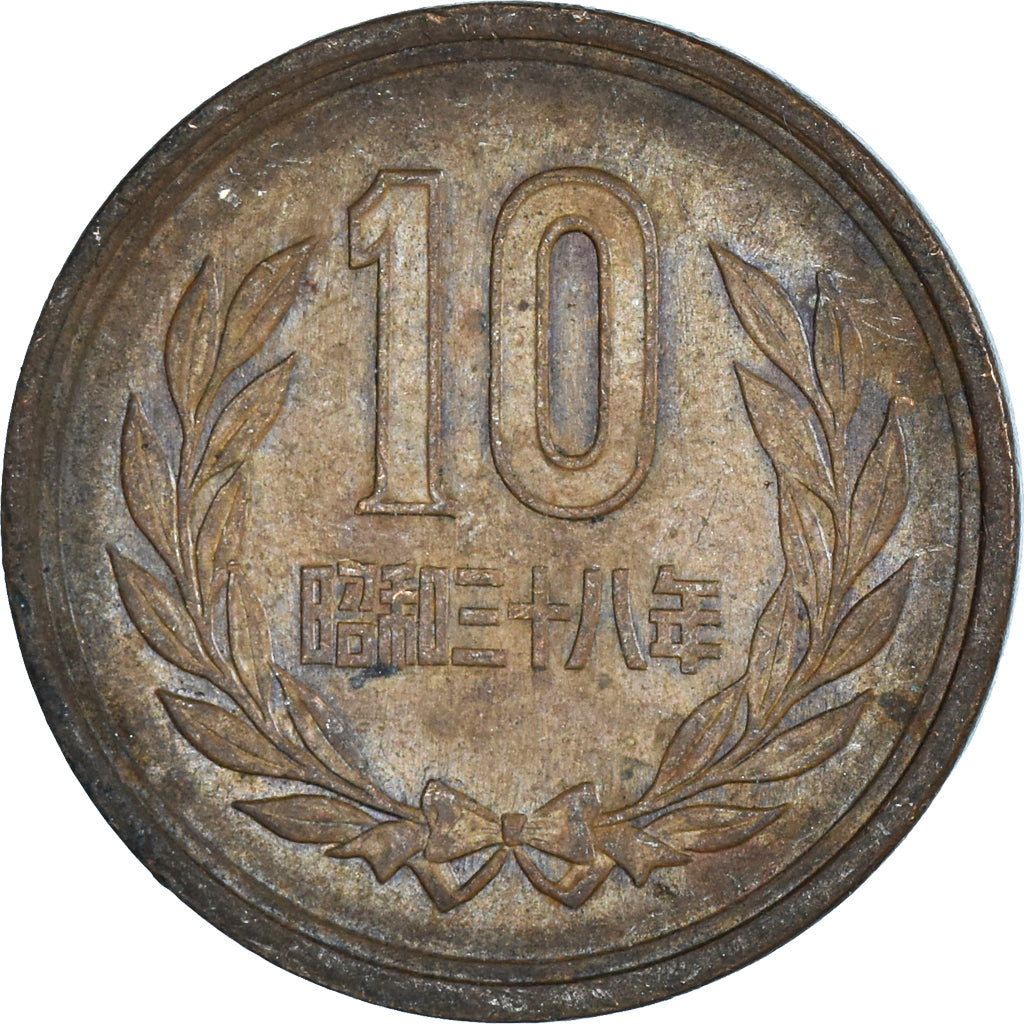Coin, Japan, 10 Yen, 1963