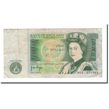 Billet, Grande-Bretagne, 1 Pound, KM:377a, TB+