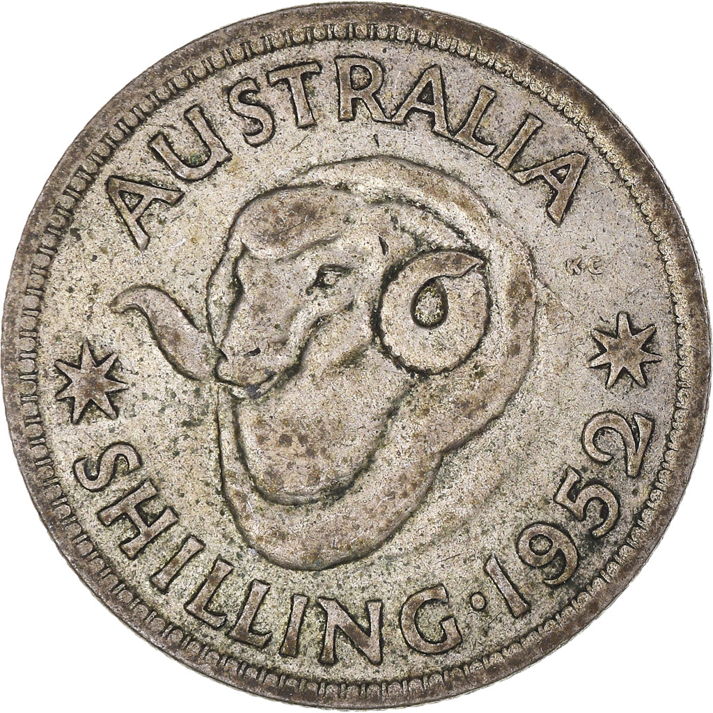 Moneta, Australia, Shilling, 1952