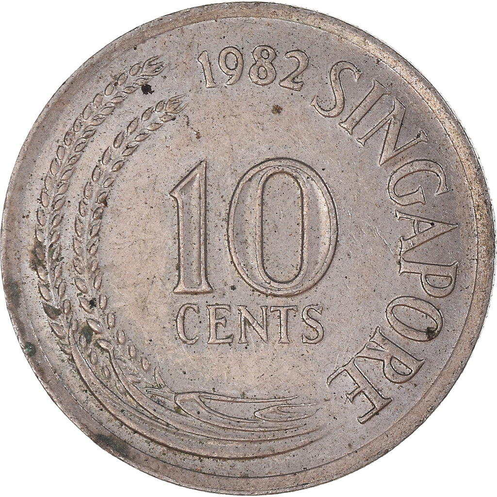 Moneta, Singapur, 10 Cents, 1982