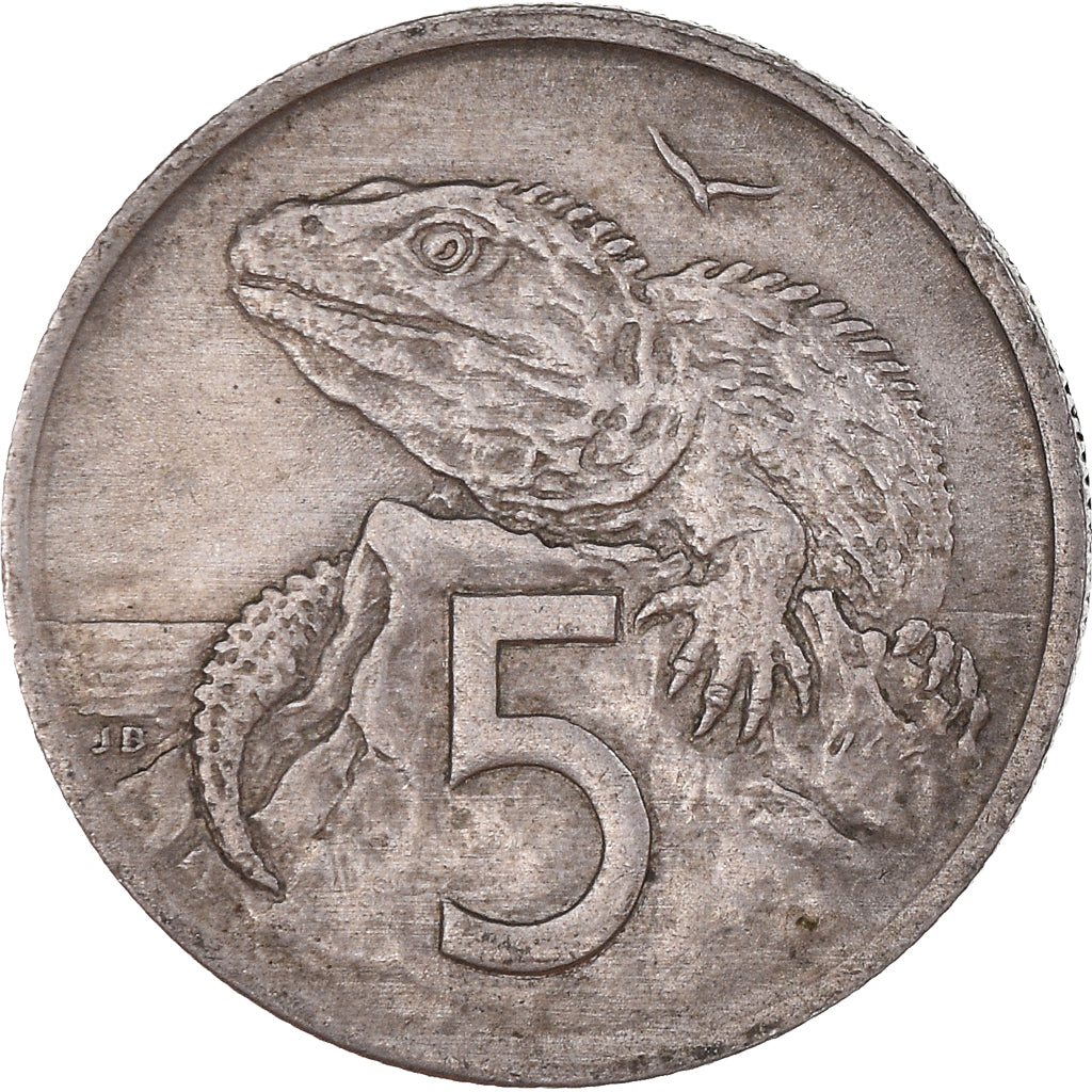 Moneta, Nowa Zelandia, 5 Cents, 1967
