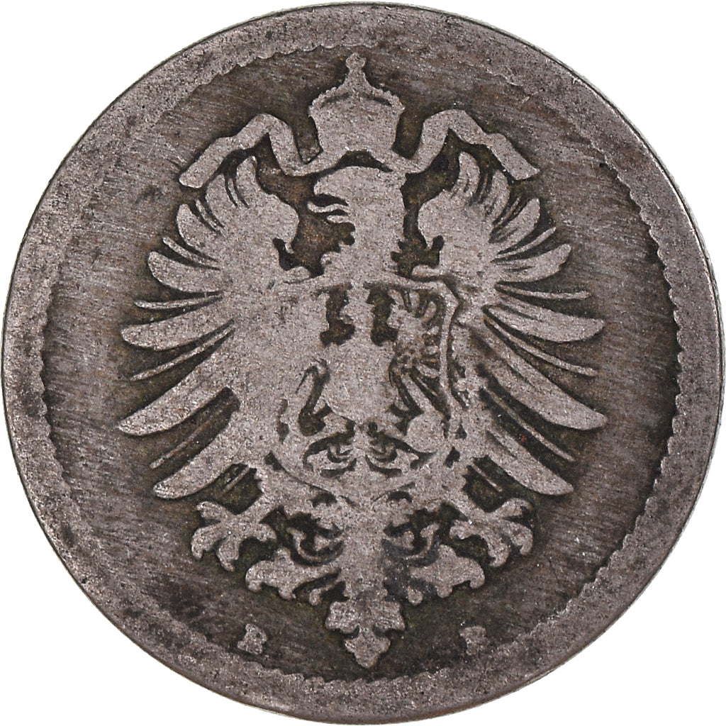 Moneta, NIEMCY - IMPERIUM, 5 Pfennig, 1874