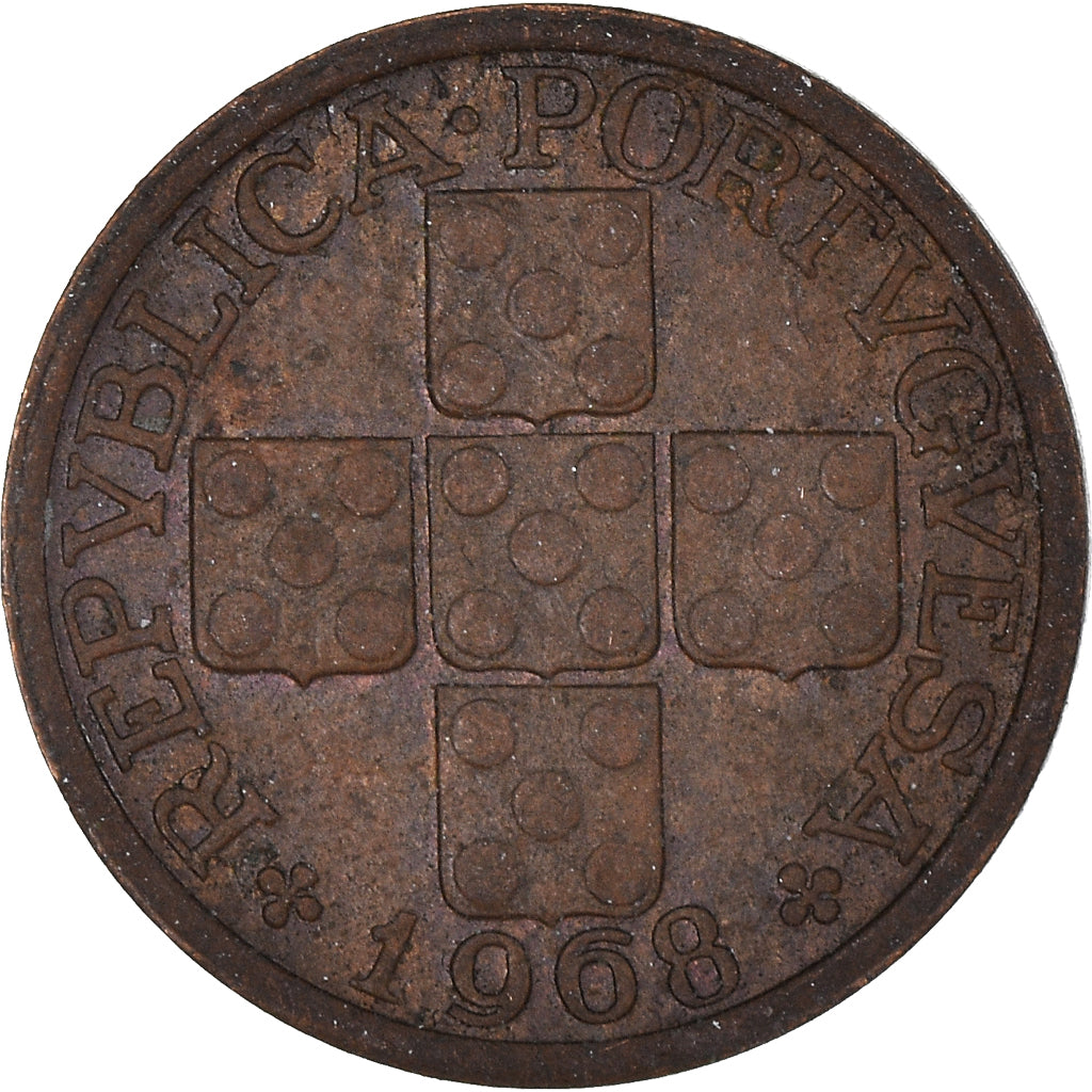 Münze, Portugal, 10 Centavos, 1968