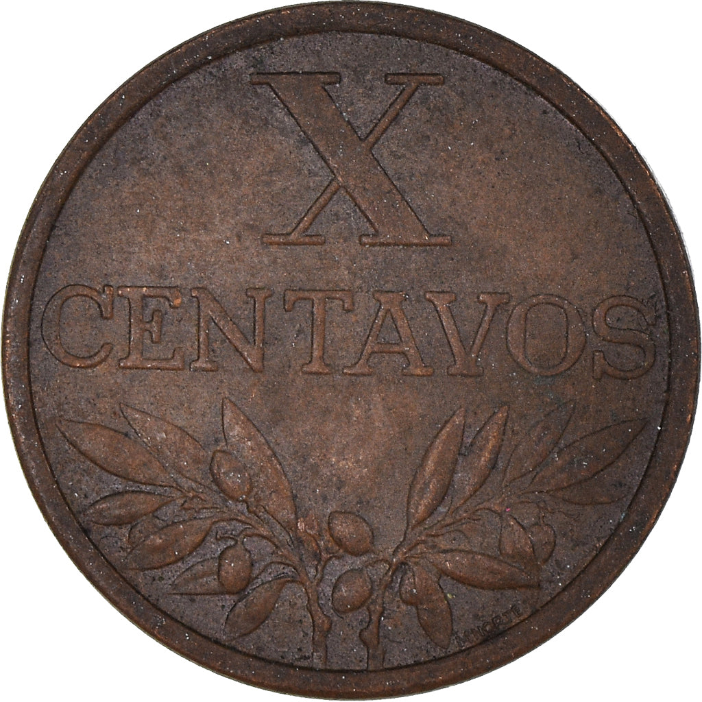Münze, Portugal, 10 Centavos, 1968