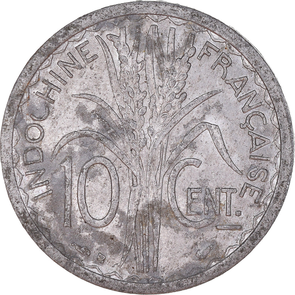 Coin, Indochina, 10 Cents, 1945