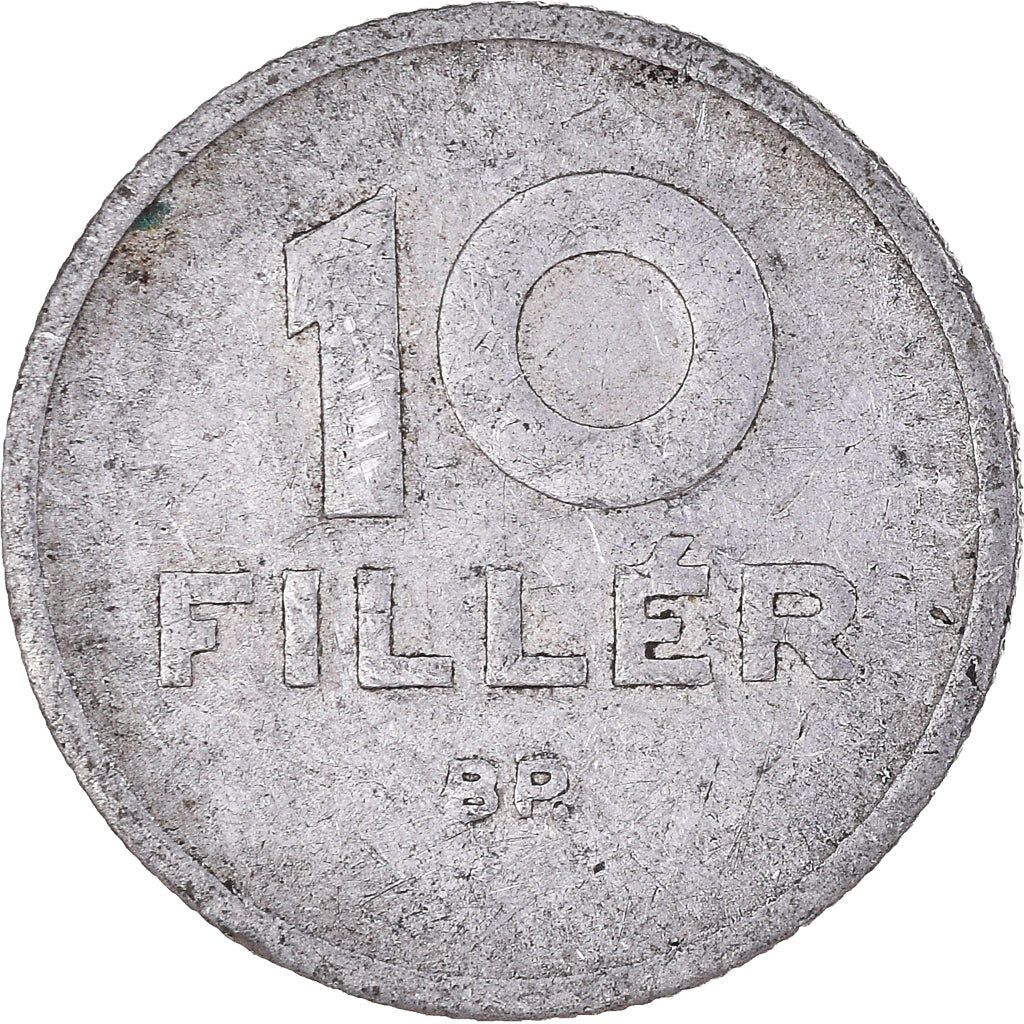 Moeda, Hungria, 10 Filler, 1964