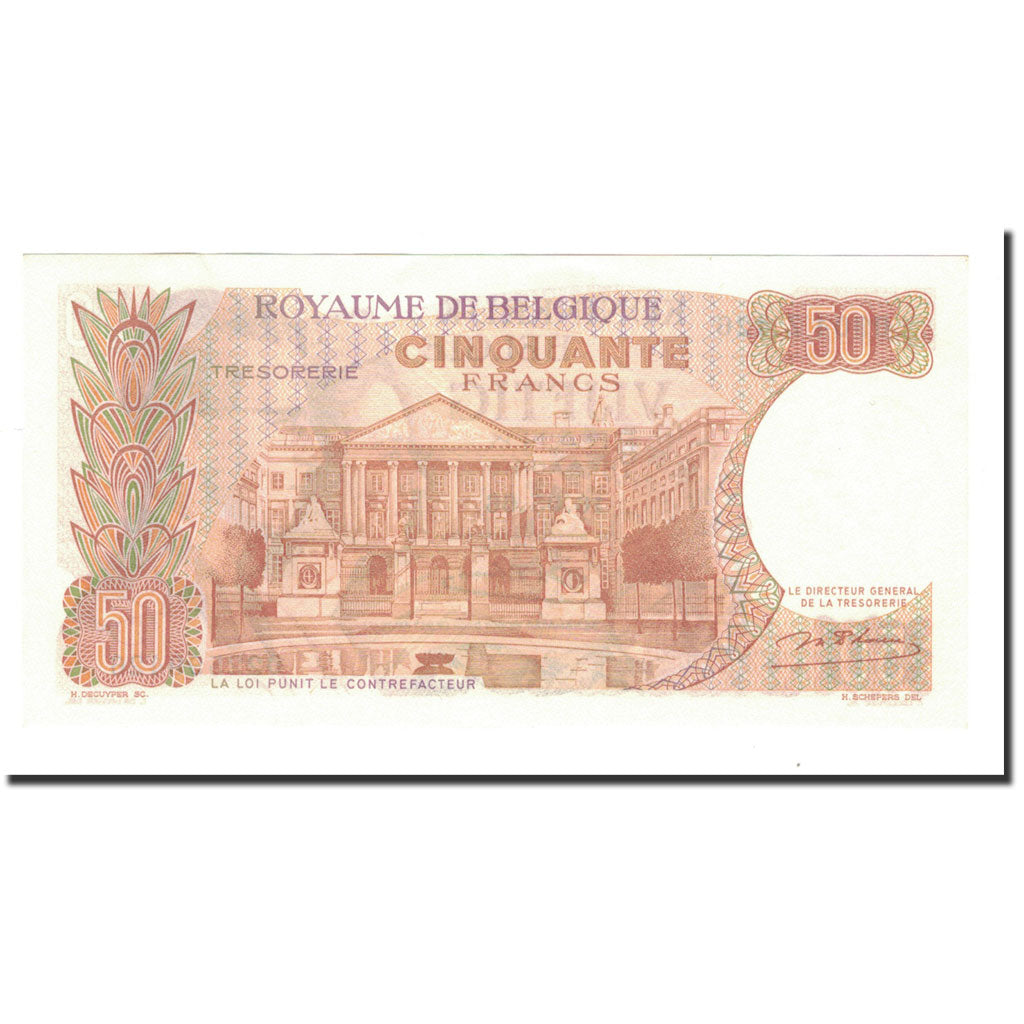 Banknote, Belgium, 50 Francs, 1966, 1966-05-16, KM:139, UNC(63)