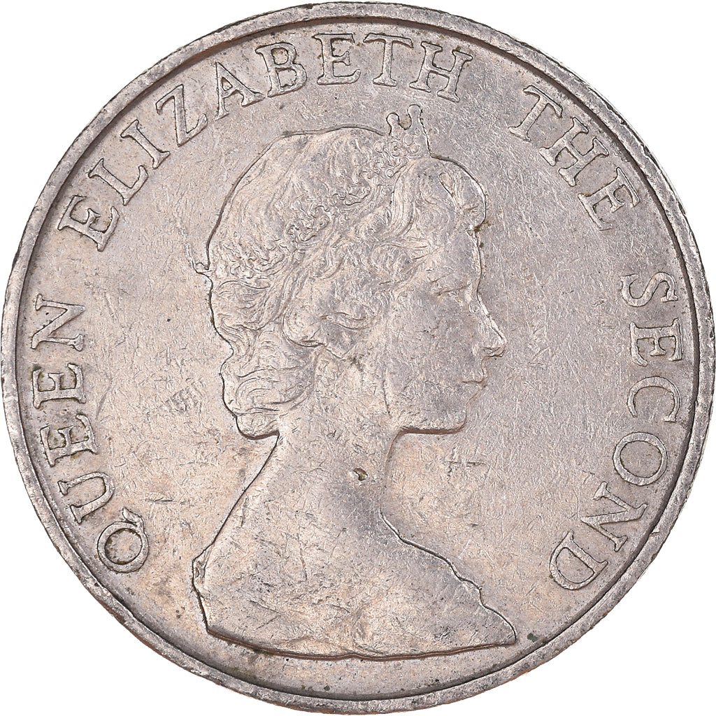 Coin, Hong Kong, 5 Dollars, 1984