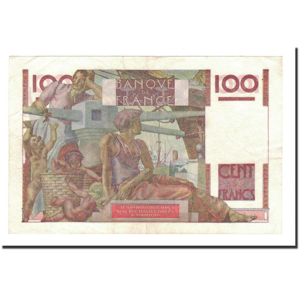 Francia, 100 Francs, Jeune Paysan, 1946, 1946-05-31, BB+, Fayette:28.5, KM:128a