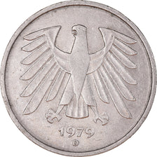 Moneda, Alemania, 5 Mark, 1979