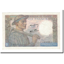 Francia, 10 Francs, Mineur, 1945, 1945-04-26, SPL-, Fayette:8.14, KM:99e