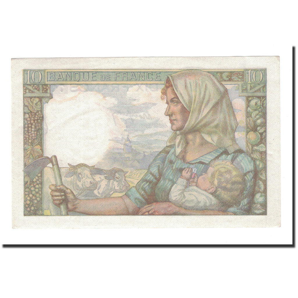 Francia, 10 Francs, Mineur, 1945, 1945-04-26, SPL-, Fayette:8.14, KM:99e