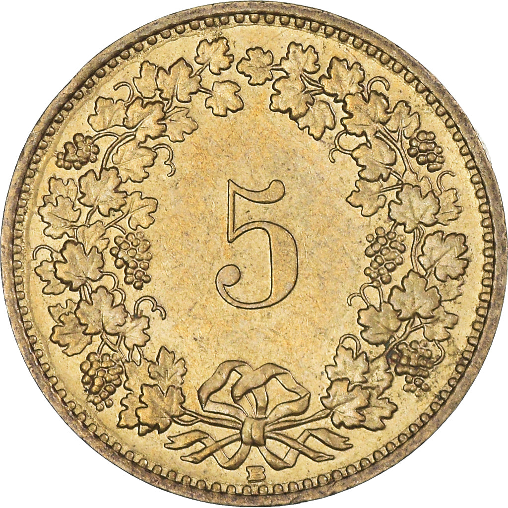 Munten, Zwitserland, 5 Rappen, 1995