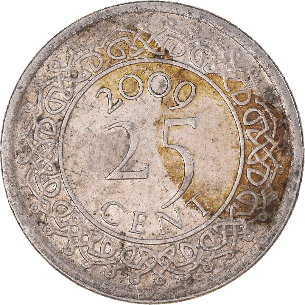 Munten, Suriname, 25 Cents, 2009