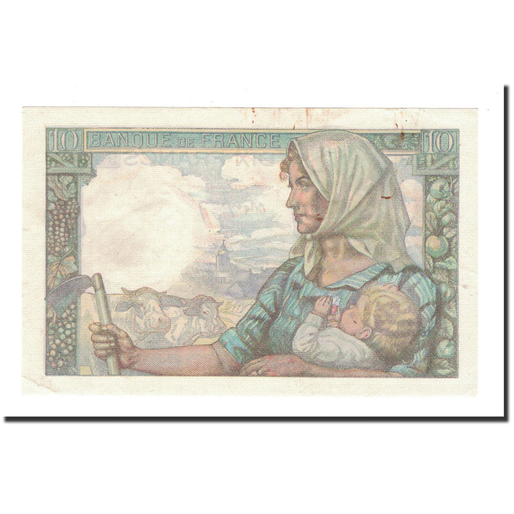 Francja, 10 Francs, Mineur, 1946, 1946-09-26, AU(50-53), Fayette:8.15, KM:99e