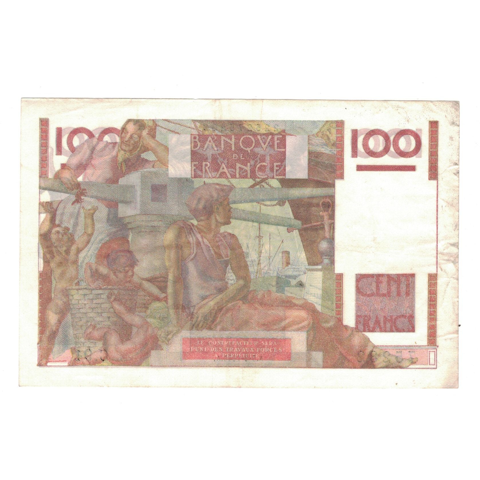 France, 100 Francs, Jeune Paysan, 1946, 1946-09-05, EF(40-45), Fayette:28.8