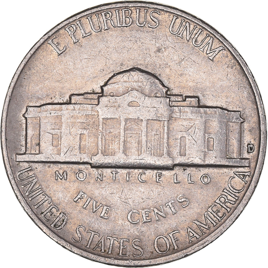 Coin, United States, 5 Cents, 1962