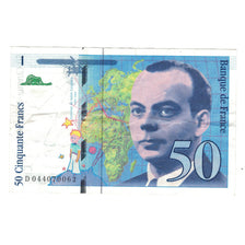 Francja, 50 Francs, St Exupéry, 1997, EF(40-45), Fayette:73.4, KM:157Ad
