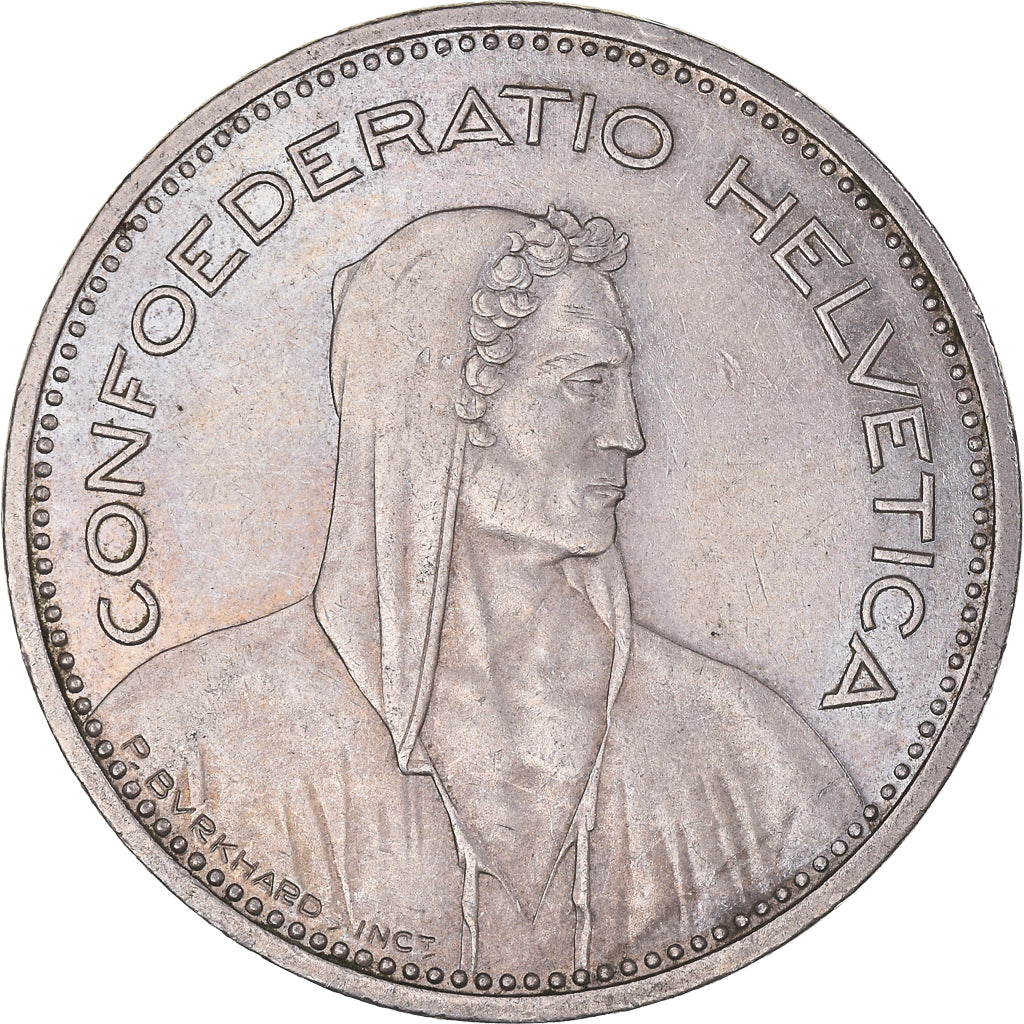 Munten, Zwitserland, 5 Francs, 1987