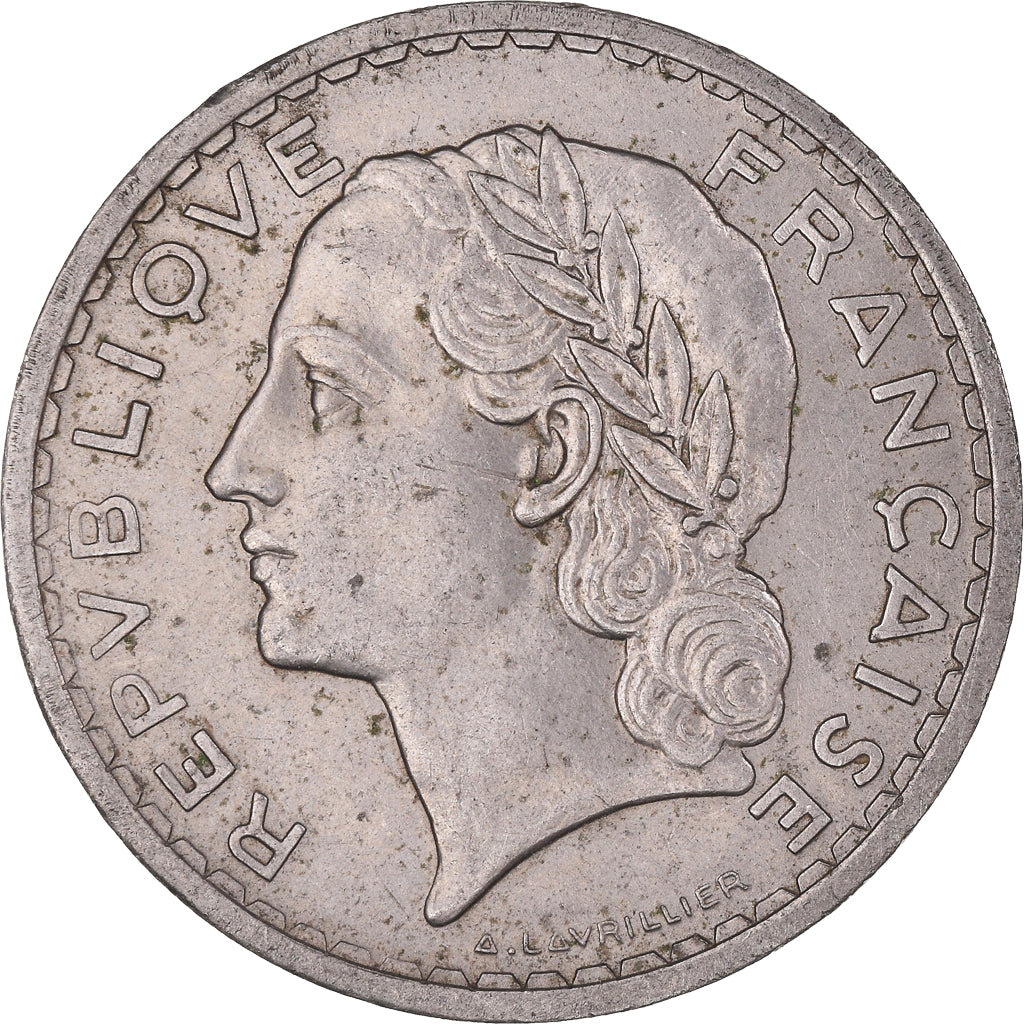 Coin, France, 5 Francs, 1938