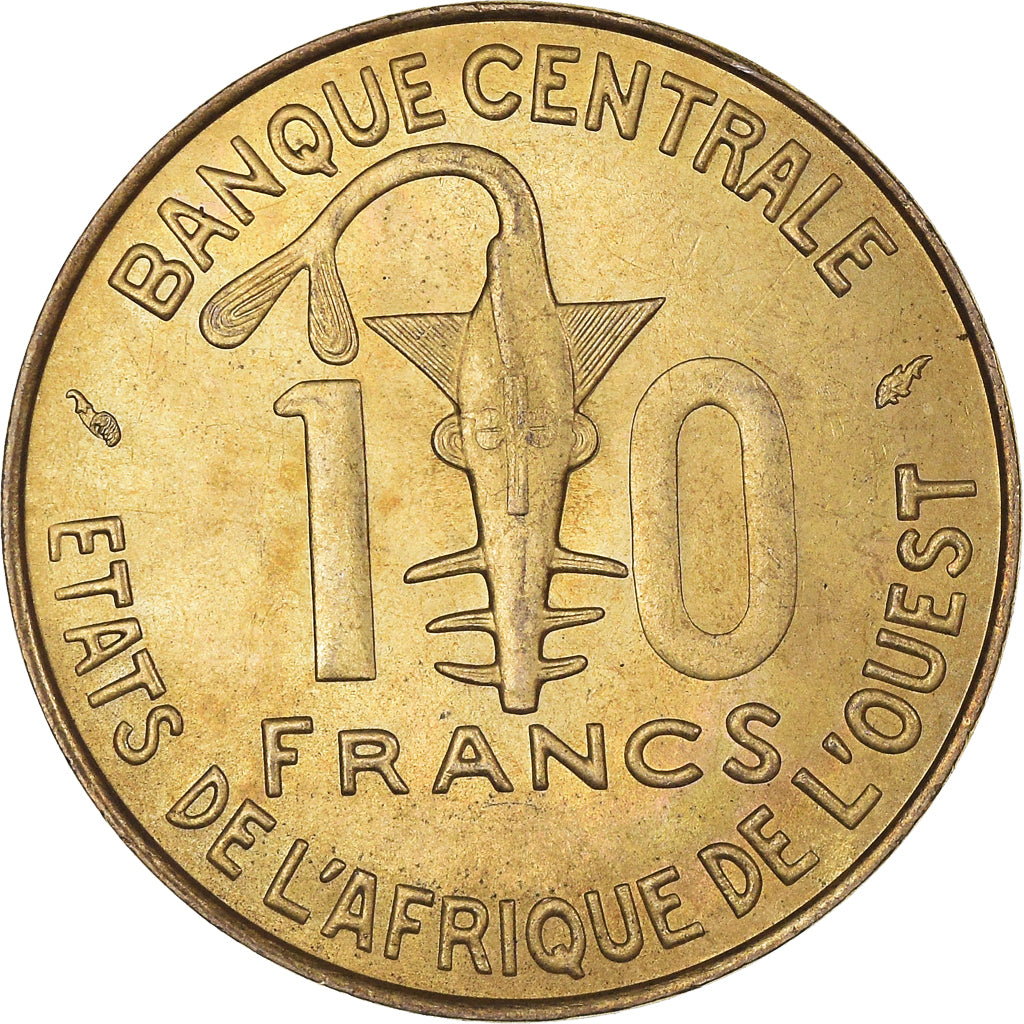 Moneta, Stati dell'Africa occidentale, 10 Francs, 1979