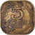 Coin, Ceylon, 5 Cents, 1968