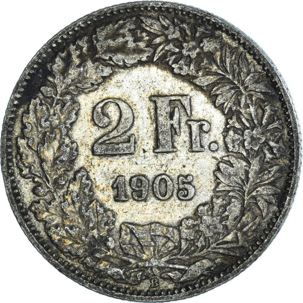 Monnaie, Suisse, 2 Francs, 1905