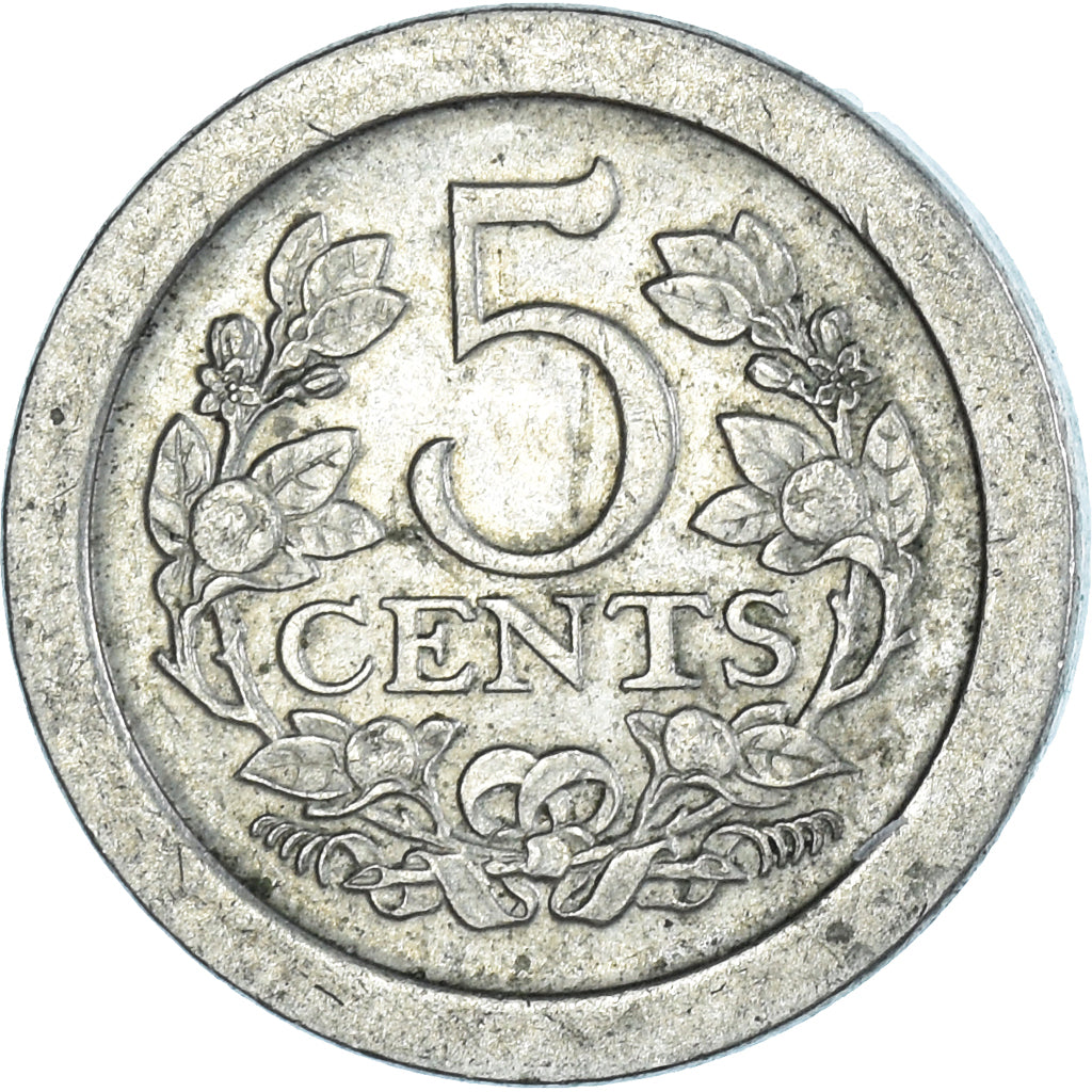 Moneta, Holandia, 5 Cents, 1908