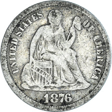 Munten, Verenigde Staten, Dime, 1876