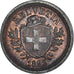 Moneda, Suiza, Rappen, 1892