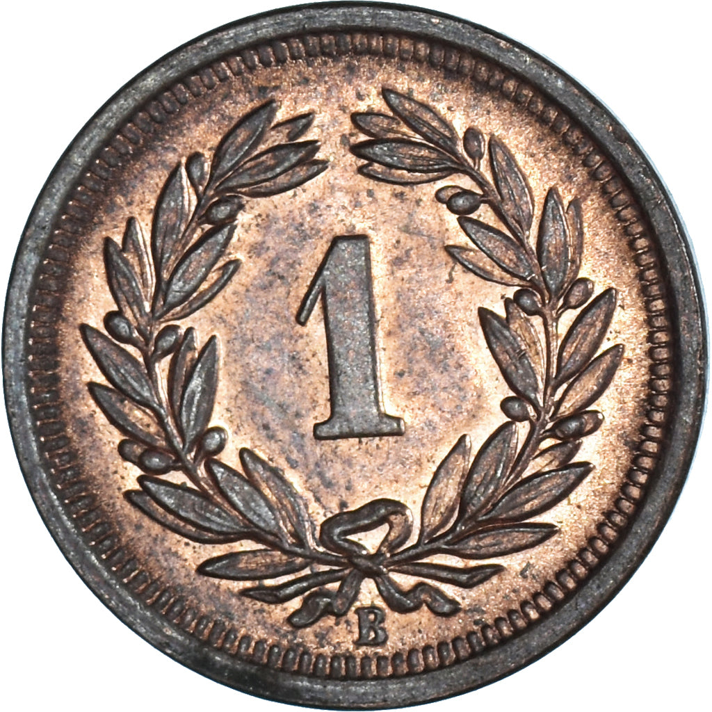 Moneda, Suiza, Rappen, 1892