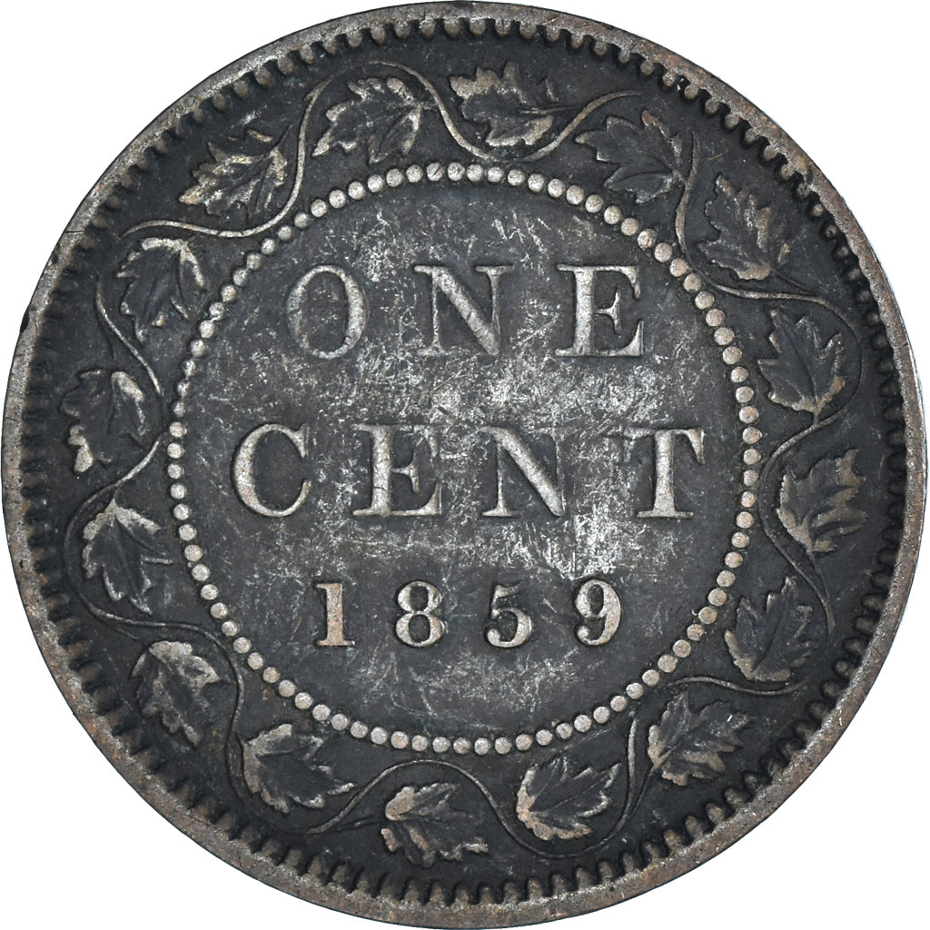 Munten, Canada, Cent, 1859
